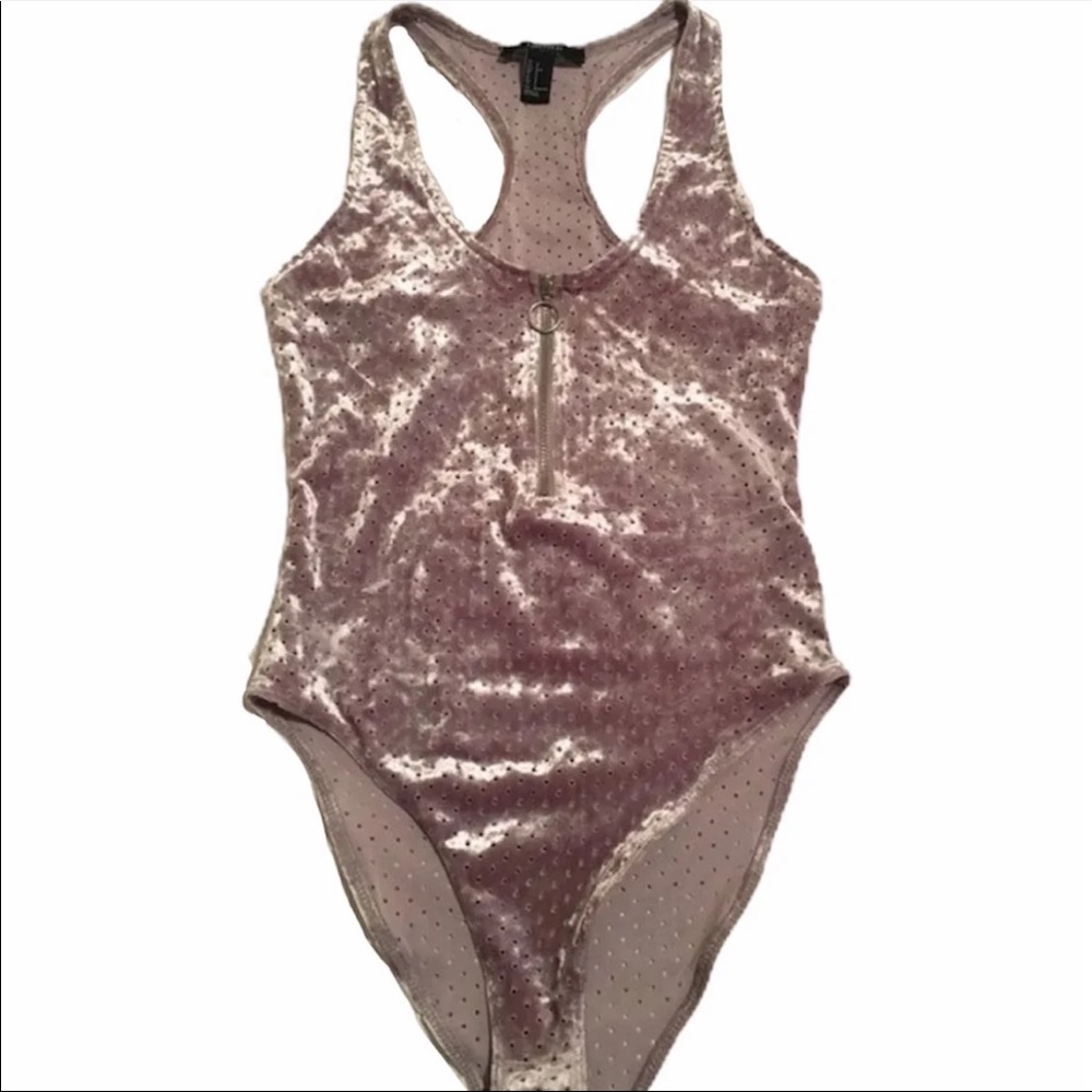 velvet bodysuit